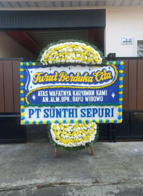 Papan Bunga Duka di Halongonan