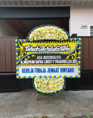 Papan Bunga Duka di Halongonan